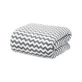 Black Gold The Finer Touch Microfiber Zigzag Bath Towel 350 Gsm | Soft & Quick Dry Towel Lightweight & Absorbent Use For Men & Women (Grey)