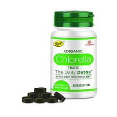 Parry's Wellness Organic Chlorella The Ultimate Detox Superfood Protects Promotes Health, Removes Heavy Metals & Body Toxins, 100% Organic & Safe | 60 Tablets 100gm 0.2lbs
