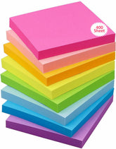 400 Sheets (5 Mix Color X 80 Sheets Each Color) | Sticky Notes Bookmark Point - Multicolor