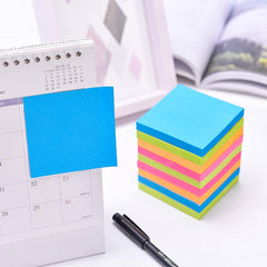 Sticky Note 2 X 3-Inches Pack of 25 X 100 Sticky Notes-5 Colors) Fluorescent Paper Self Adhesive