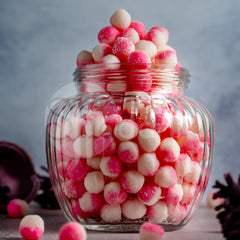 Shadani Coconut Rose Peda Can (200gm), Real Coconut Toffee Candy | Soft & Chewey - Pure Nariyal Peda-Candy