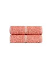 Mytrident Hand Towel Urban Comfort 400 Gsm | 100% Cotton Bath Towel (Brick Red)- Pack Of 2