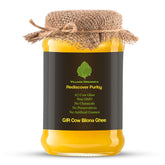 Premium A2 Gir Cow Ghee By Village Organica | Good Source Of Healthy Desi Cow Ghee Perfect For Body Joint Pain | (1 Litr) 33.8 Ounce | Jar Pack