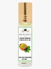 Menjewell Heena Mehndi Eau De Perfume Attar 9ml 0.3 Fl.oz. For Men & Women | Alcohol Free | Long Lasting
