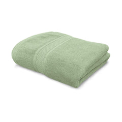 Luxe Home Cotton Bath Towel 600 Gsm | Quick Dry Large Size Bathroom Towels For Men & Women, Home, Kitchen, Gym, Spa (Green)