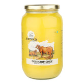 100% Natural Desi Cow Ghee By Vediko Origins | Natural & Healthy Sahiwal Breed Cow'S Milk Boost Your Energy With Premium & Traditional Ghee | (1 Litr) 33.8 Ounce | Jar Pack