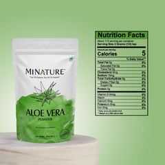 Minature Aloevera Powder (Aloe Barbadenis) Nature Aloe Vera Powder Free From Chemical, For Skin Health & Hair 22gm 0.5lbs
