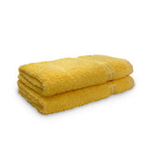 Welspun Anti Bacterial 100% Cotton Hand Towel 400 Gsm (Sunray Yellow)