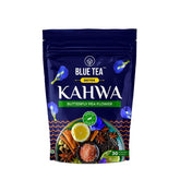 Blue Tea Detox Kahwa Butterfly Pea Flower - 30 Pyramid Tea Bags | Sun Dried Flower Antioxidant Tea - Caffeine Free, Non-GMO | No Additives, Improves Immunity - Zip Lock Packaging