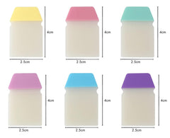 Transparent Sticky Notes Cum Page Marker, Page Flags Sticky Notes - 60 Sheets X 6 Colors