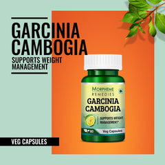 Morpheme Remedies Garcinia Cambogia For Weight Management, Aids In Healthy & Faster Weight Managemen | 60 Veg Capsules 100gm 0.2lbs