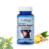 Everhurb's Organic Digestive Health Supplement, 50 Billion Cfu Probiotics, 20 Strains, Multi Enzyme, Supports Gut Health, Reduces Bloating, Acidity | 60 Veg Capsules, 100gm 0.2lbs