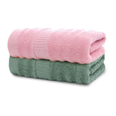 Mush Bamboo Bath Towel 450gsm | Bath Towel For Women Skin Friendly Micro Fibre Bath Towel Set | Large Size Ultrasoft & Highly Absorbent (Set Of 2)