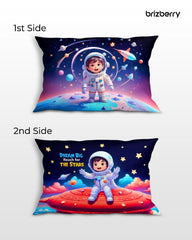 Kids Pillow Cushion With Super Soft Fabric Pillow - 12 X18 Inches | Animal & Cartoon Prints, Soft Pillow, Dual Sided Design | Multi-Purpose, Durable & Easy Care, Made In India - Design 7