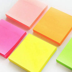 Sticky Notes Memo Pad Paper | Colorful Notepads For Stationery Supplies, 400 Sheet (5 Color)