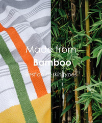 Thirsty Towel By Doctor Towels Bamboo Bath Towel 460 Gsm | Just Stripes Design | Herringbone Weave Fabric (Multicolor)
