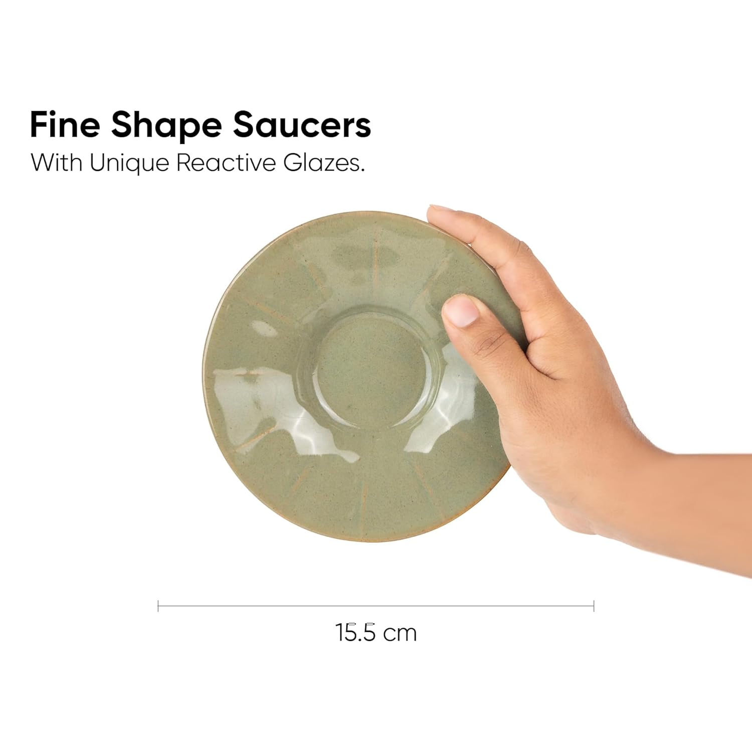 Ceramic Line Cup & Saucer Set Of 6 - Pista Green, 180ml Each | Cup Saucer Set - 6 Cups + 6 Saucers | Glossy Finish Tea Set - Ceramic Tea Cup & Saucer Set Ceramic Line Cup & Saucer Set Of 6 - Pista Green, 180ml Each | Cup Saucer Set - 6 Cups + 6 Saucers | Glossy Finish Tea Set - Ceramic Tea Cup & Saucer Set