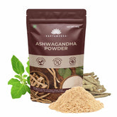 Saptamveda Premium Organic Ashwagandha Roots Powder Withania Somnifera, For Men And Women, Concentrated Extract Ratio Of 5:1. Enhance Your Daily Regimen Effortlessly | 150gm 0.3lbs