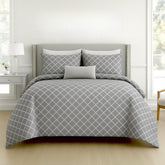 Double Bedsheet For Queen Size With 2 Matching Pillow Covers For Home - 90 X 100 Inches, Grey | Smooth Finish, Soft Touch & Breathable Comfort For Everyday Use