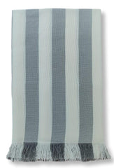 Gokak 100% Bamboo Bath Towels 300 Gsm | Ultra Soft, High Absorbent & Quick Dry Towels (Grey & White)