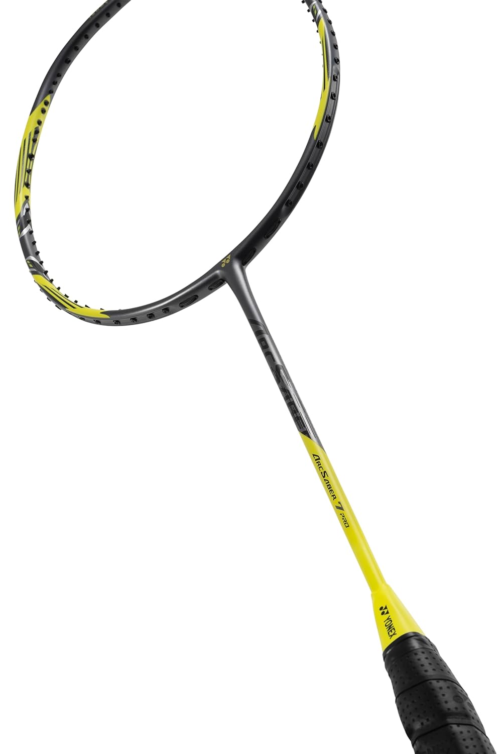 Yonex ARCSABER 7 PLAY Strung Graphite Badminton Racquet With Full Cover, Colour - Grey & Yellow, Grip Size - 4u G5 Yonex ARCSABER 7 PLAY Strung Graphite Badminton Racquet With Full Cover, Colour - Grey & Yellow, Grip Size - 4u G5