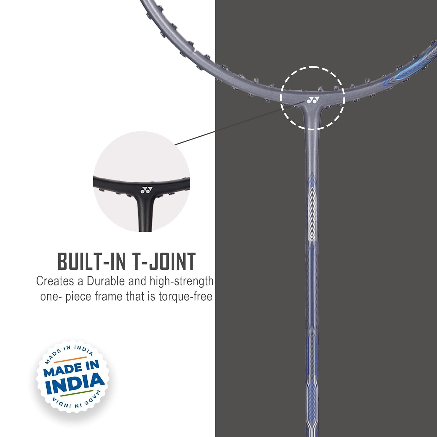 Yonex ASTROX ATTACK 9 Strung Badminton Racquet, G4 - 4U, Colour - Gun Metal Grey,  Material - Graphite Yonex ASTROX ATTACK 9 Strung Badminton Racquet, G4 - 4U, Colour - Gun Metal Grey,  Material - Graphite