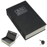 Metal Jumbo XXl Book Style Money Cash Locker Jewellery Home Safe Box (Random Print), Dictionary - 24 X 15.5 X 5.5 Cm, Control Type - Key Control