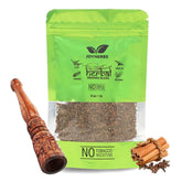 Natural & Ayurvedic Herbal Smoking Blend 1 Pack With Chillum Pipe - Tobacco-Free & Nicotine-Free Smoking Mixture