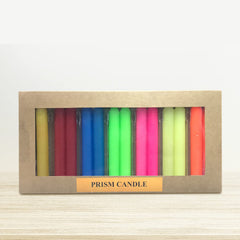 MULTICOLOUR ESPECIALLY MEANT FOR HEALING TICK CANDLES PACK OF 14 BEST FOR DECOR