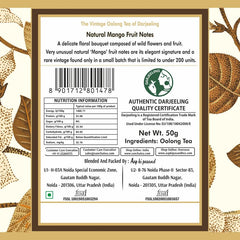 San-Cha Darjeeling Oolong Tea - 50gm, 1.7 Ounce | Improves Skin Health, Aids Weight Loss - Low Caffeine Loose Leaves Himalayan Tea | Fresh & Sweet Fruit Notes