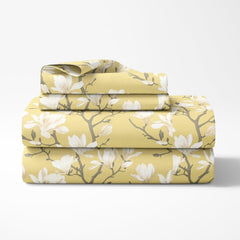 King Size Pure Cotton Bedsheet With 2 Pillow Covers | 108 X 108 Inches, Light Yellow | Perfect For Gifting On Weddings, Housewarmings, Or Anniversaries