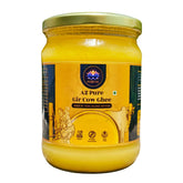Organic A2 Gir Cow Desi Ghee By Maishwari | Vedic Bilona Method, Curd-Churned Grassfed Desi Gir Cow Ghee Good For Boost Immunity | (500ml) 16.9 Ounce | Jar Pack