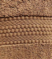 Bombay Dyeing Ultrx Zero Twist Plain Cotton Hand Towel 400 Gsm (Brown)- 2 Piece