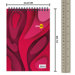My Notes Notebook Journal For Personal & Office Use, Top Wiro/Spiral Bound, A5, 160 Pages, 3Pc