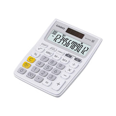 Casio Mj-12vcb-we 300 Steps Check & Correct Colourful Desktop Calculator (White) | Perfect Calculator For Home & Office