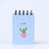 Spiral Pocket Notebook, Cute Mini Notepad, Handy Notebook For School, Office (Hug Me) Pack Of 1