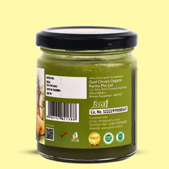 Premium Brahmi A2 Desi Cow Ghee By God Choice Organic Farms | High In Protein Fiber Healthy Desi Ghee For Skin & Hair | (150ml) 5.0 Ounce | Jar Pack