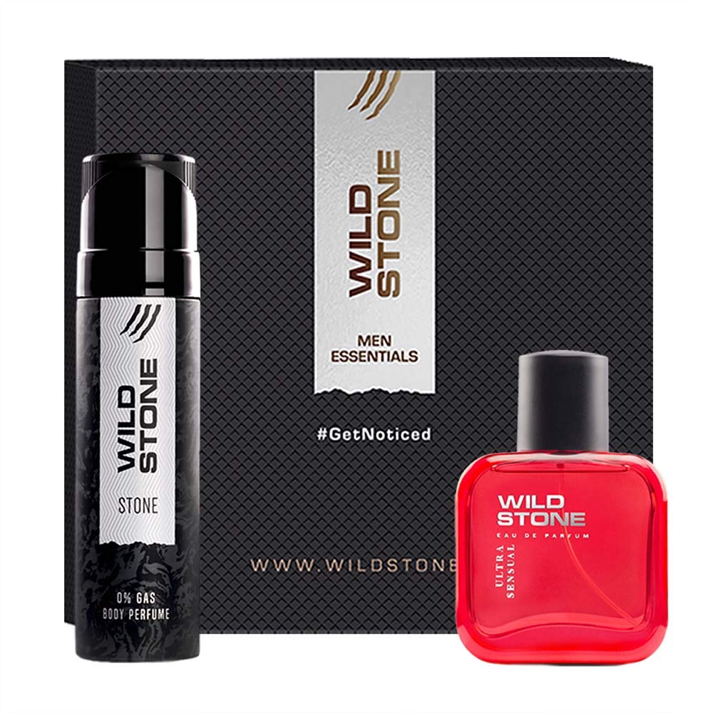 Wild Stone Stone Perfume Body Spray 120ml 4.0 Fl.oz. & Ultra Sensual Eau De Parfum 30ml 1.0 Fl.oz. | Best Birthday Gift For Husband Wild Stone Stone Perfume Body Spray 120ml 4.0 Fl.oz. & Ultra Sensual Eau De Parfum 30ml 1.0 Fl.oz. | Best Birthday Gift For Husband