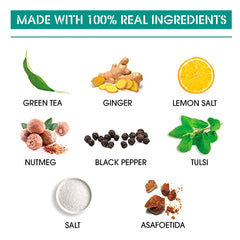 Teabox Detox Kahwa Herbal Tea - 50 Pyramid Tea Bags | Made With 8 Natural Ingredients - 100% Bio Degradable Teabags | 0% Bitterness