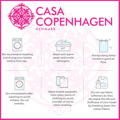 Casa Copenhagen Egyptian Cotton Waffle Large Size Bath Towel 500 Gsm (Flamingo Pink)