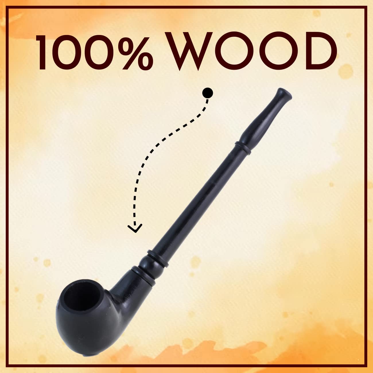 Royal Swag Classic Vintage Tobacco Pipe Smoking Pipe (7 Inch Long) With Removable Pipe Give It The Unique Touch Of Smoke Durable Hard Wood Material Handmade Classic Retro Sailor Pipe Made In India Royal Swag Classic Vintage Tobacco Pipe Smoking Pipe (7 Inch Long) With Removable Pipe Give It The Unique Touch Of Smoke Durable Hard Wood Material Handmade Classic Retro Sailor Pipe Made In India