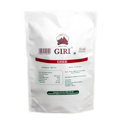 Pure Organic Desi Ghee By Giri | Made With Curd Churned Bilona Method Source Of Essential Vitamins Desi Cow Ghee | (1 Litre) 33.8 Ounce | Pouch Pack