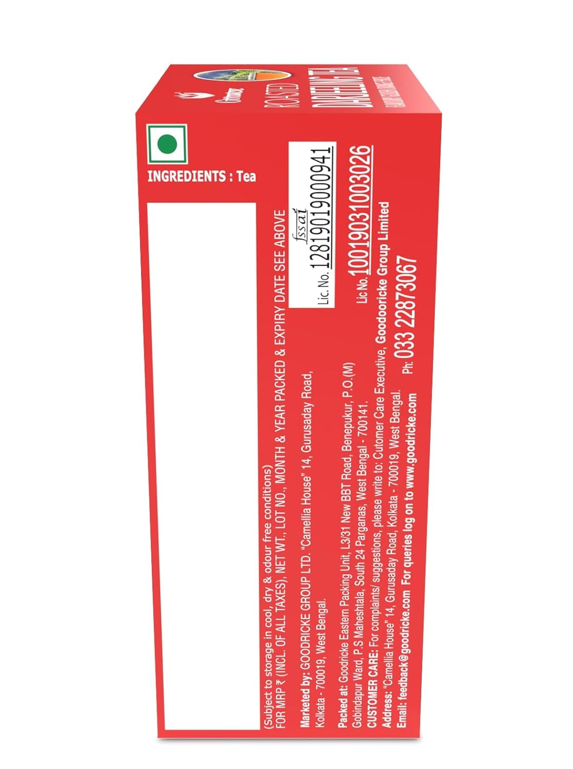 Goodricke Roasted Darjeeling Tea Pack Of 5 X 100gm, 3.5 Ounce Each - Flavoury Golden Orange Pekoe | Premium Black Loose Leaves Tea With Rich Taste & Flavor - 100% Pure & Original Long Leaf Chai Goodricke Roasted Darjeeling Tea Pack Of 5 X 100gm, 3.5 Ounce Each - Flavoury Golden Orange Pekoe | Premium Black Loose Leaves Tea With Rich Taste & Flavor - 100% Pure & Original Long Leaf Chai