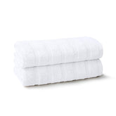 Mytrident Quick Dry 100% Cotton Hand Towel 400 Gsm (White) - 2 Pcs
