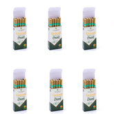 Basil Flavored Herbal Filter Dhoompan Sticks - Pack Of 6X 10 Pcs Herbal Cigarette | Bidi Sticks Rolled In Tendu Leaves, Non-Addictive Sticks - Tobacco Free & Nicotine Free