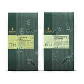 Luxmi Estates Citrus Sky + Midnight Bloom Green Tea Pack Of 2 - 50gm, 1.7 Ounce, 25 Tea Bags In Each | USDA Certified Organic Green Tea - Made With Lemongrass Ginger, Rose, Jasmine Green Tea