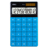 Deli 1589 Modern Calculator- Blue | Perfect For Quick Calculations, Complex Equations, Or Managing Finances