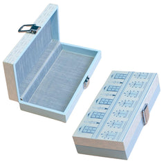 Roman Wooden Printed Cash Box Versatile For Shagun, Gifting, Gaddi, & Jewellery, Perfect For Shagun Envelopes, Wedding Gifts, Colour - Blue, Special Feature - Portable