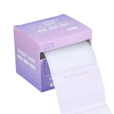 256 Pcs Sticky Notes Set With Dispenser, 8 Patterns Mini Sticky Notes For School, Home (Purple)