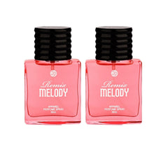 JD International Remix Melody Unisex Perfume - Pack Of 2 X 30ml, 1.02 Fl.oz. Each | Long Lasting Fragrance For All - Day Freshness | Unleash Your Senses With This Unforgettable Aromatic Blend